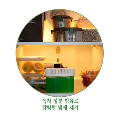 허브스토리 대용량 냉장고 탈취제그린260g x 3