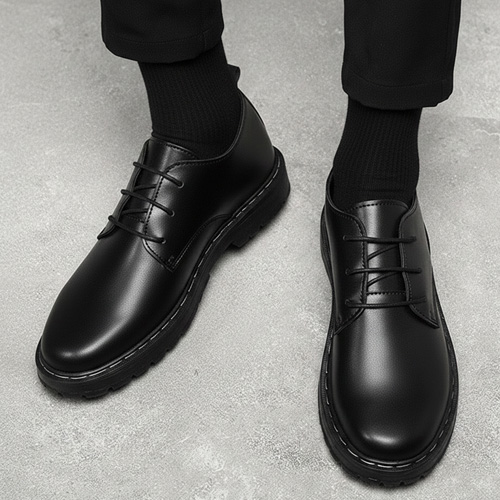 DD596  베이직 레더 플랫구두