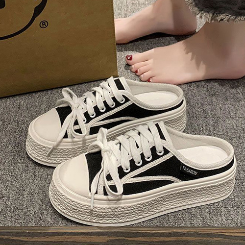 CC606  여성 베이직 뮬 스니커즈
